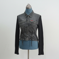Z.a.g.o.r.a Denim & Knit Mixed-Media Jacket