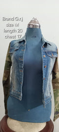 Denim trucker jacket