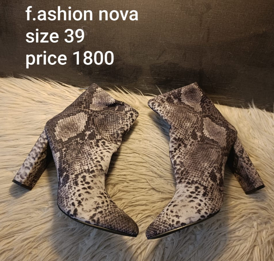 Fashion nova ladies heels boots