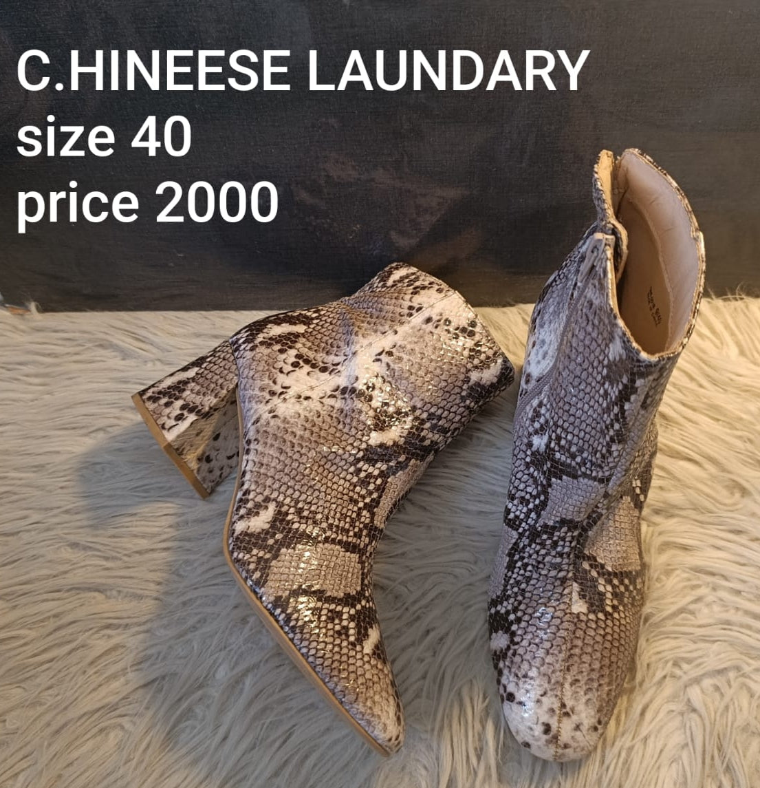 Chinese laundry boots