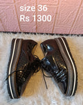 Black sneakers