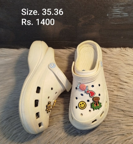 White crocs