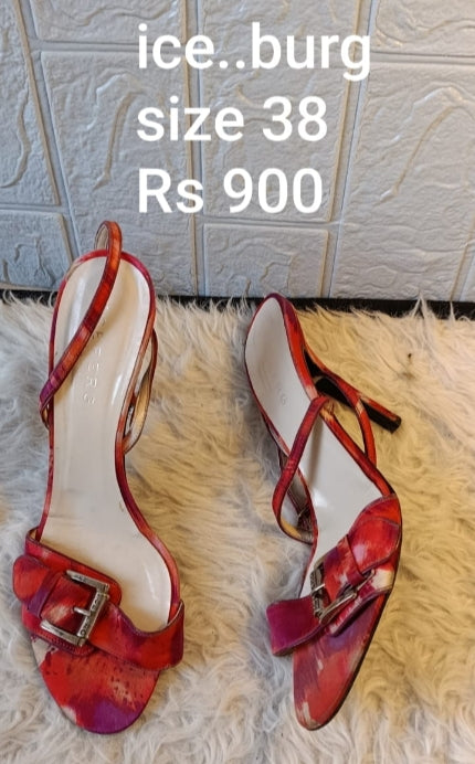Ice burg red heels
