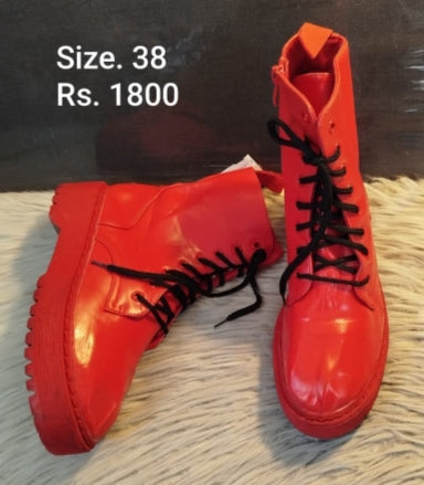 Red boots