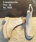 Samelderman white boots