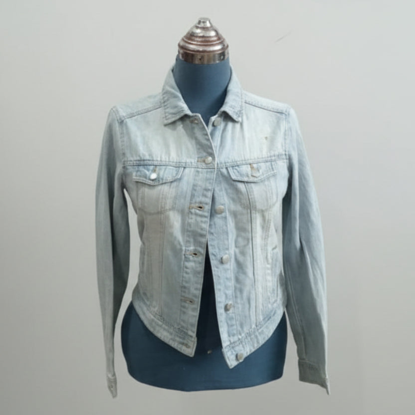 Light Blue Denim Jacket by C.L.O.T.H.I.N.G & CO